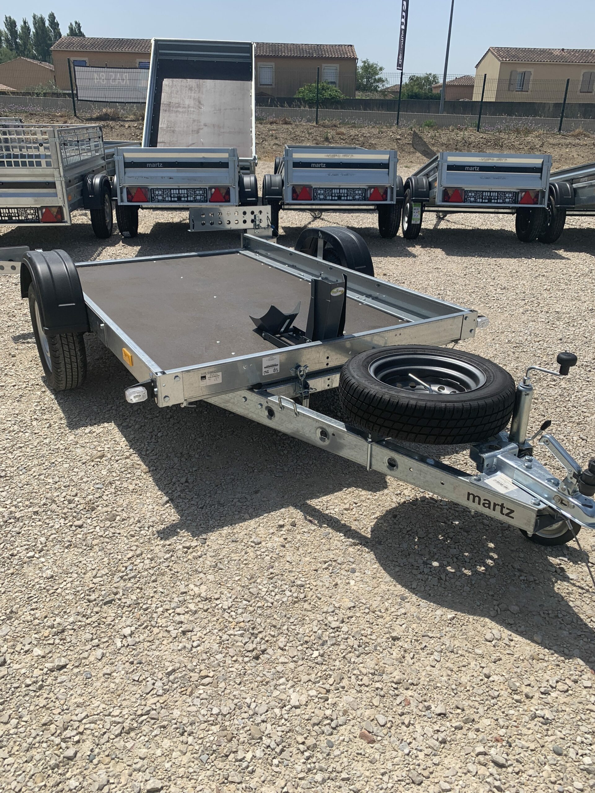 UNILADER 250 plateau basculant porte quad tondeuse moto – Image 4